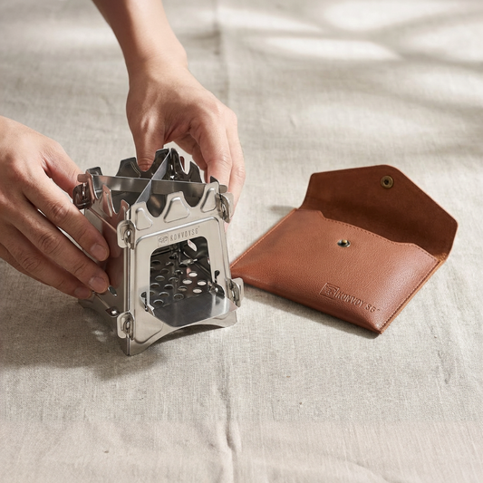 Flat Packed Camping Stove
