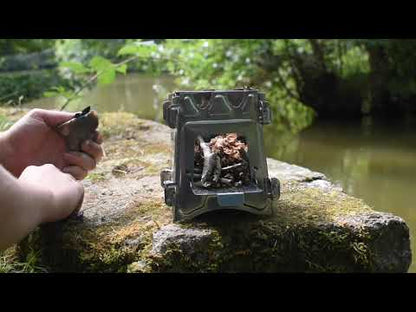 Compact Fire Stove + Genuine Leather Pouch